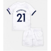 Tottenham Hotspur Dejan Kulusevski #21 Hemmaställ Barn 2023-24 Korta ärmar (+ Korta byxor)